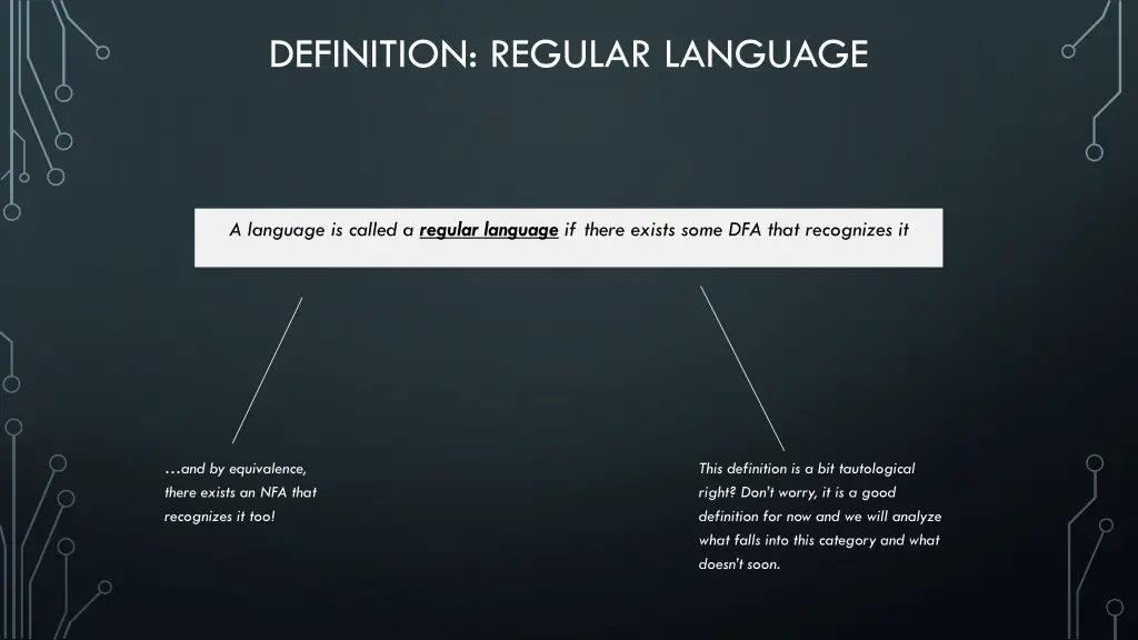 definition regular language