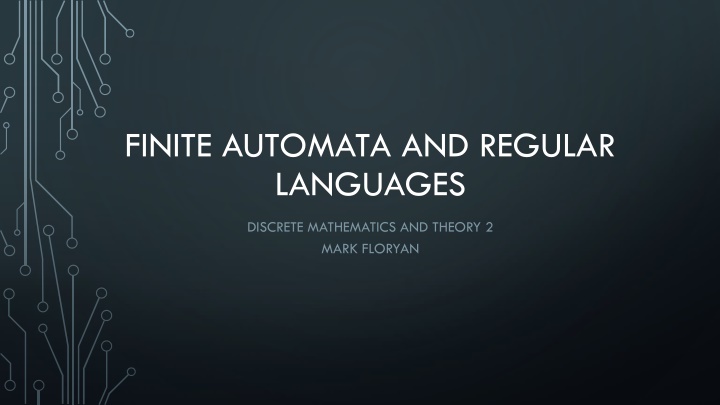 finite automata and regular languages