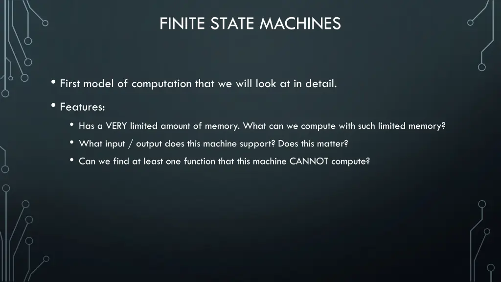 finite state machines