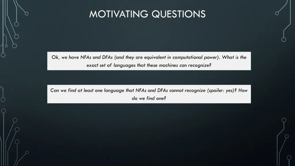 motivating questions
