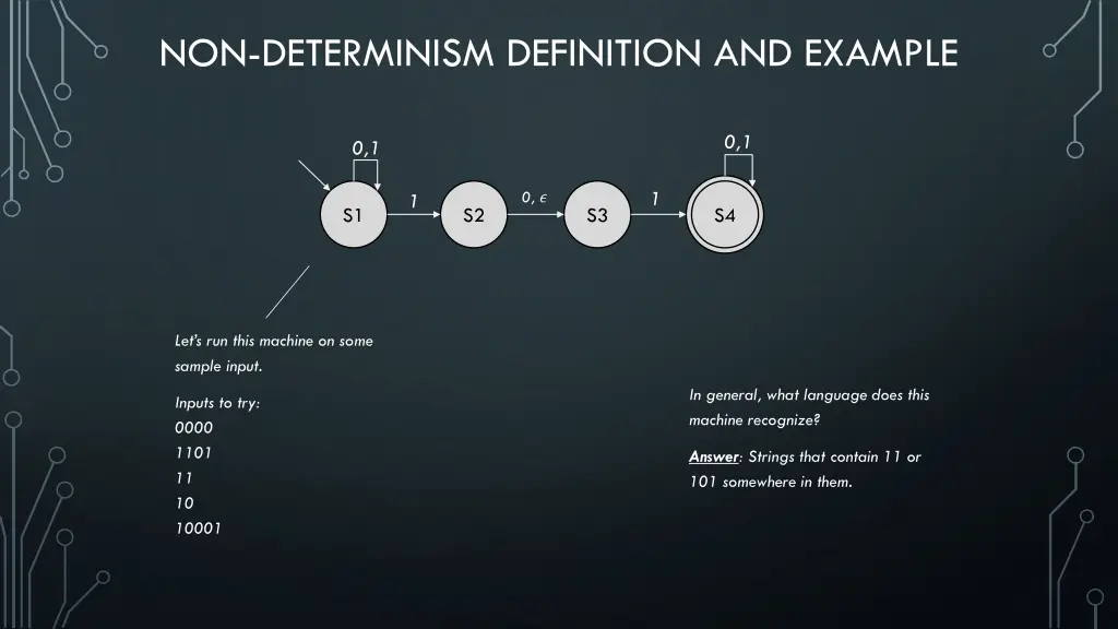 non determinism definition and example 2