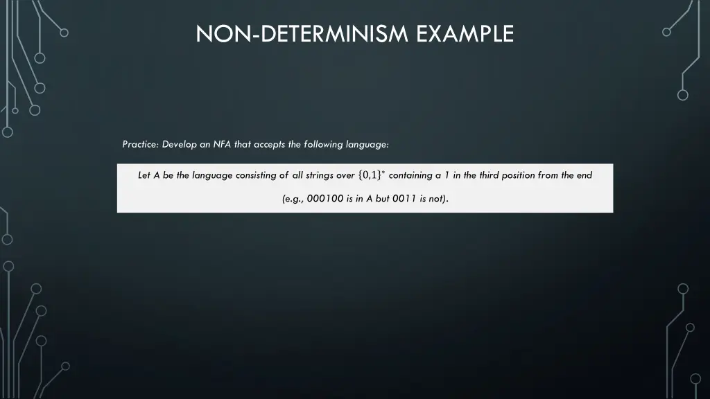 non determinism example