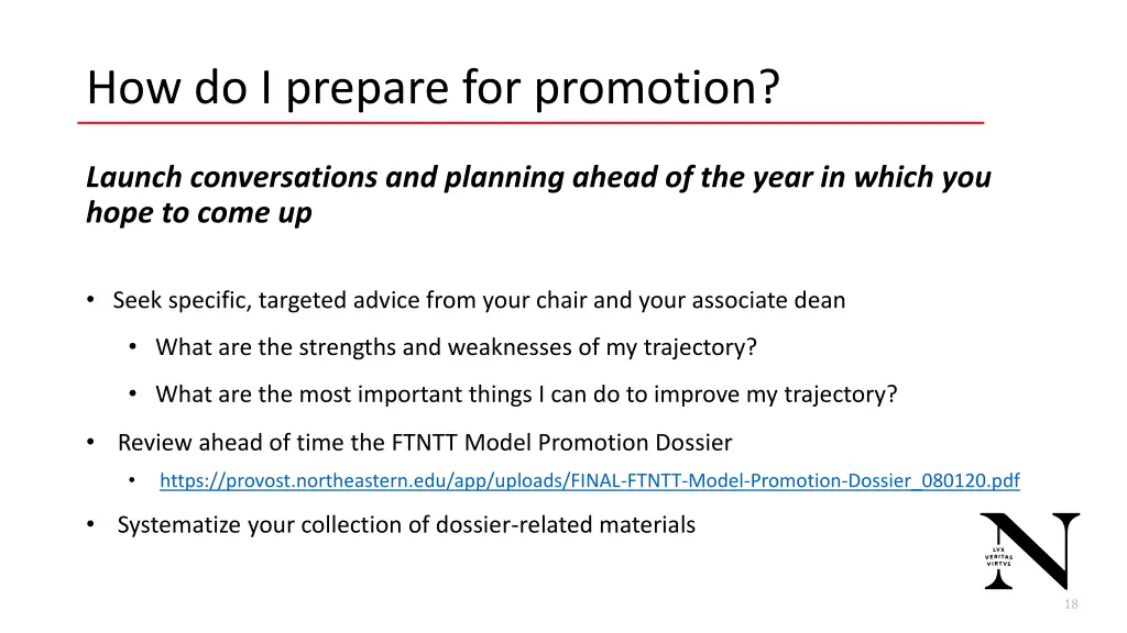 how do i prepare for promotion