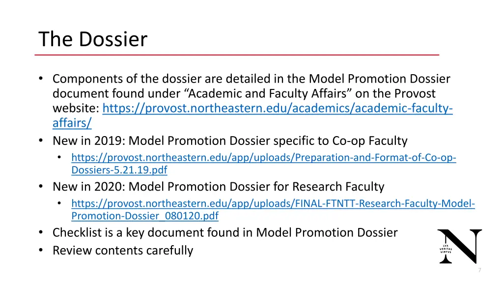 the dossier