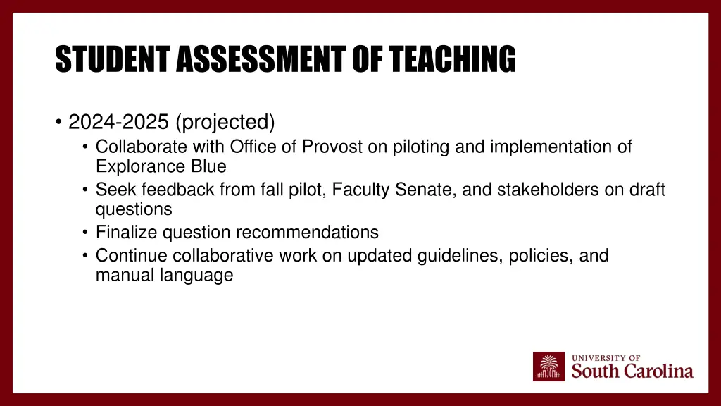student assessment of teaching 10