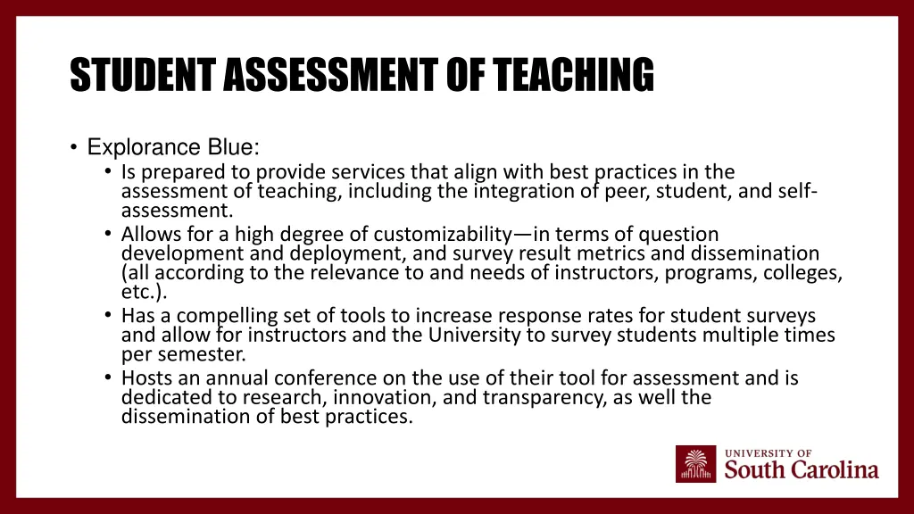 student assessment of teaching 2