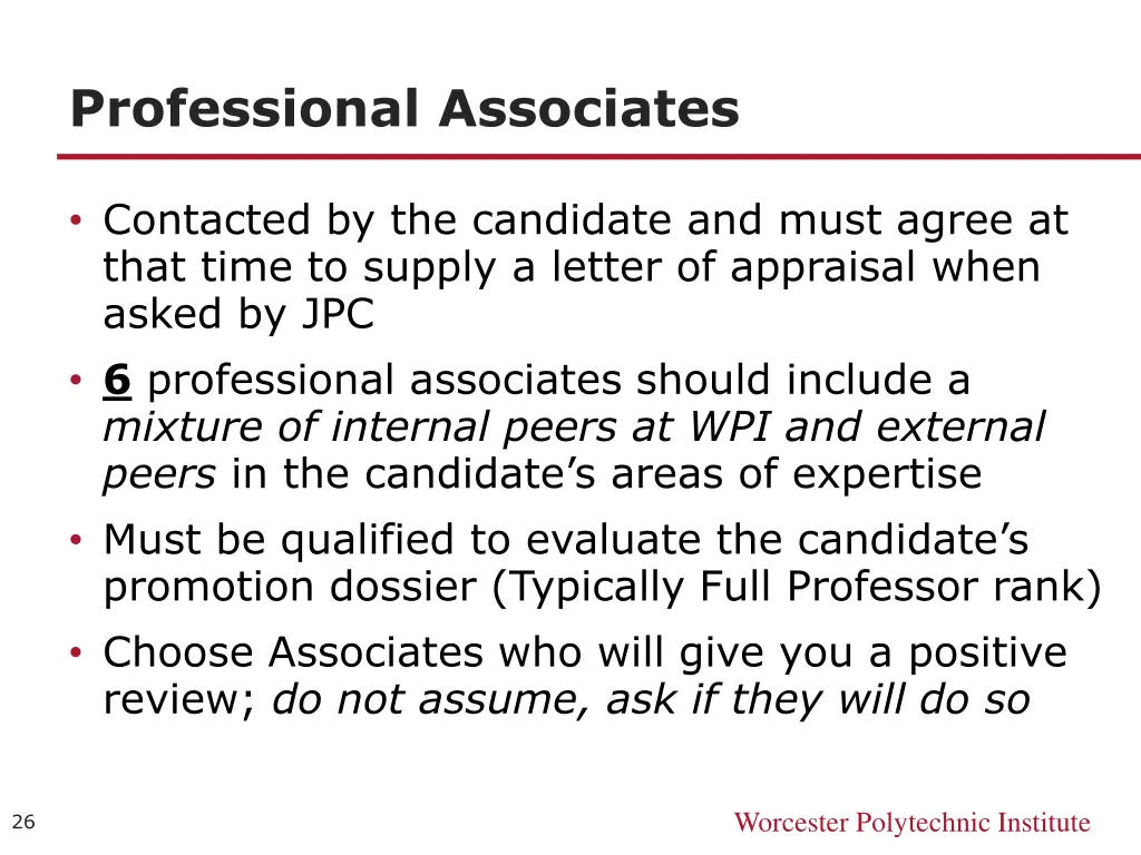 professional associates