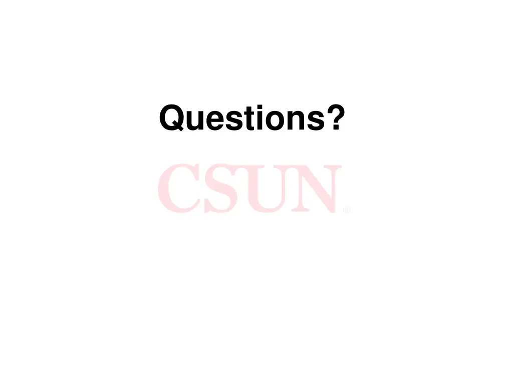 questions