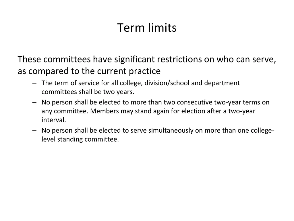 term limits