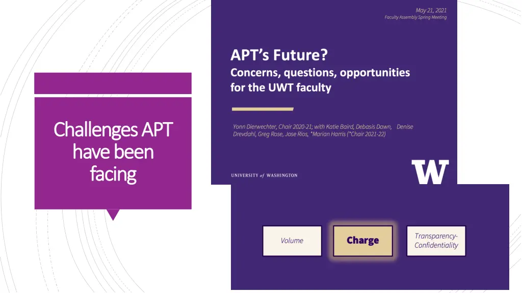 challenges apt challenges apt have been have been