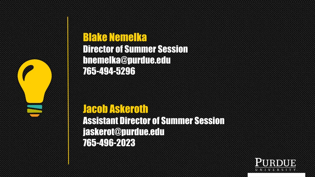 blake nemelka director of summer session