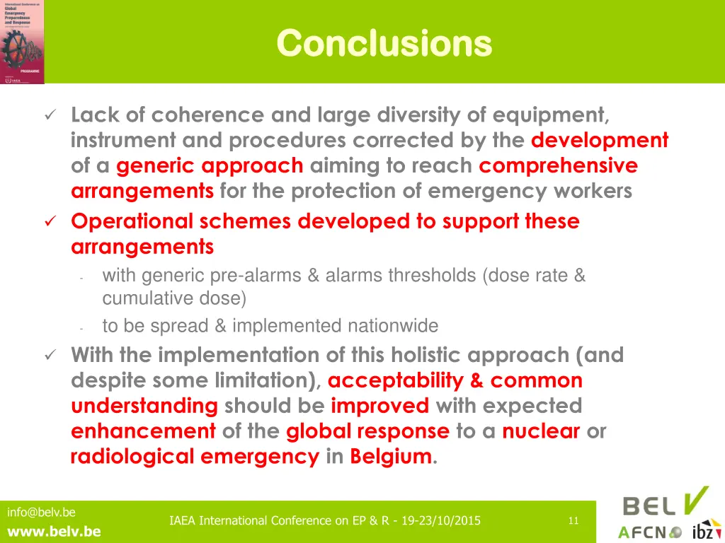 conclusions conclusions