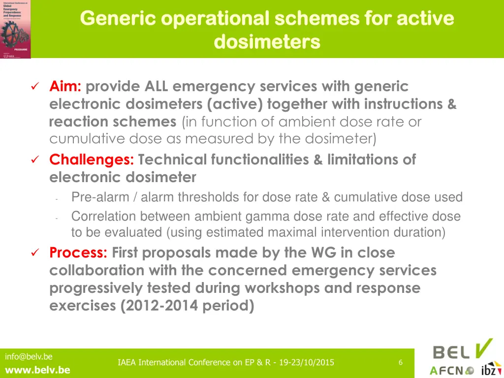generic operational schemes for active generic