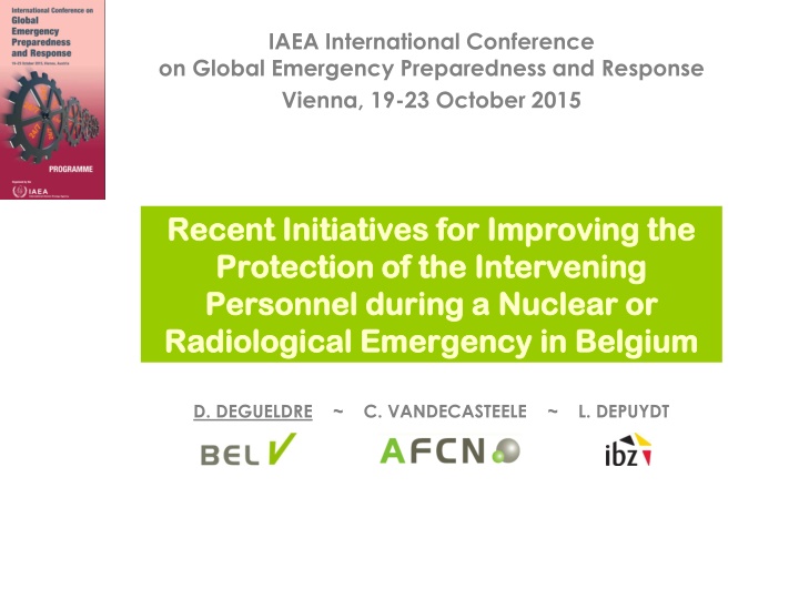 iaea international conference on global emergency