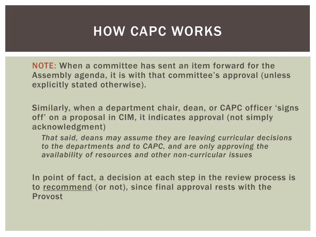 how capc works 9