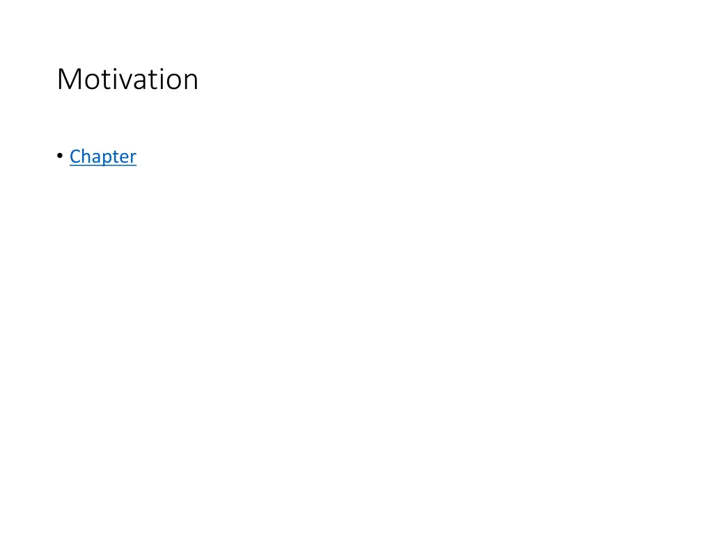 motivation