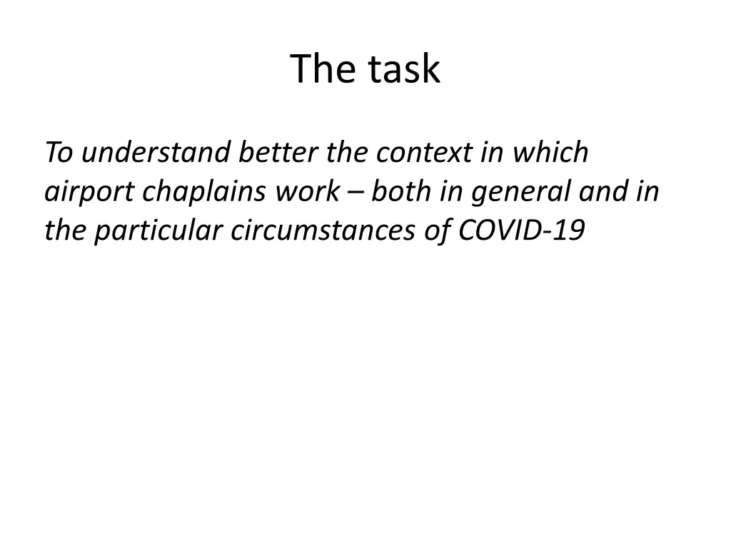 the task 1