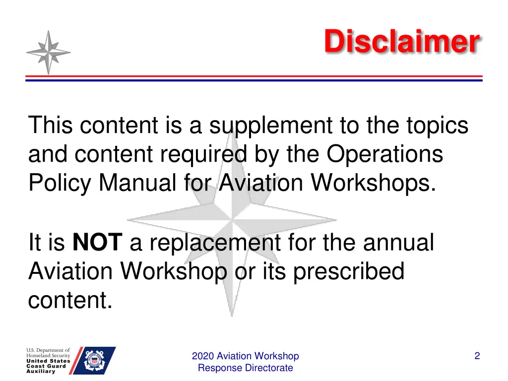 disclaimer