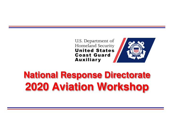 national response directorate 2020 aviation