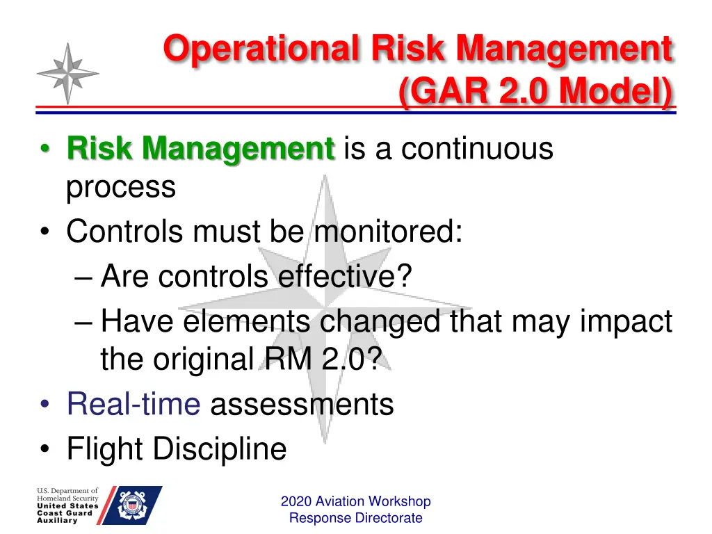 operational risk management gar 2 0 model 1