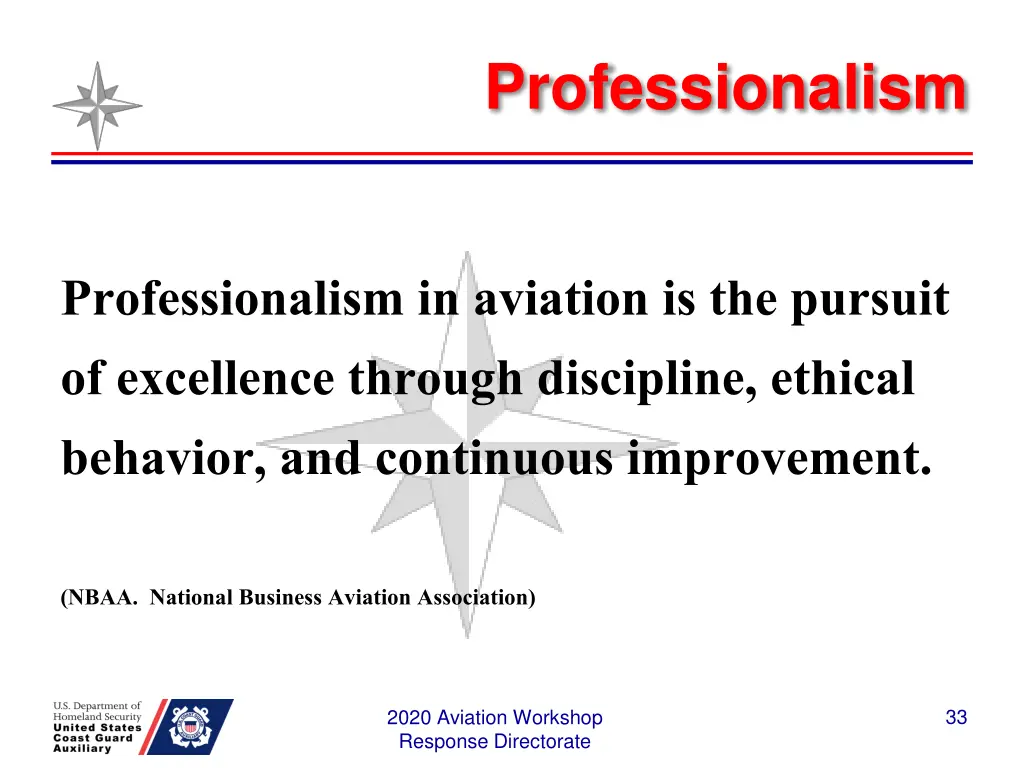 professionalism