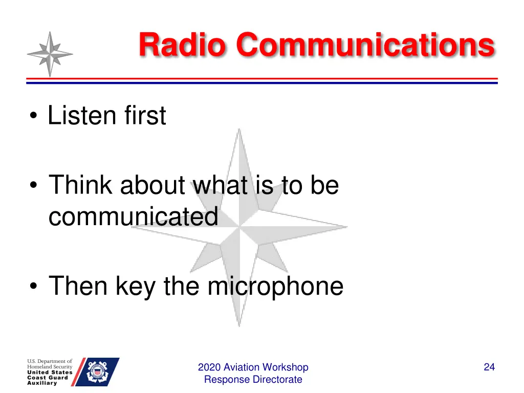 radio communications 1