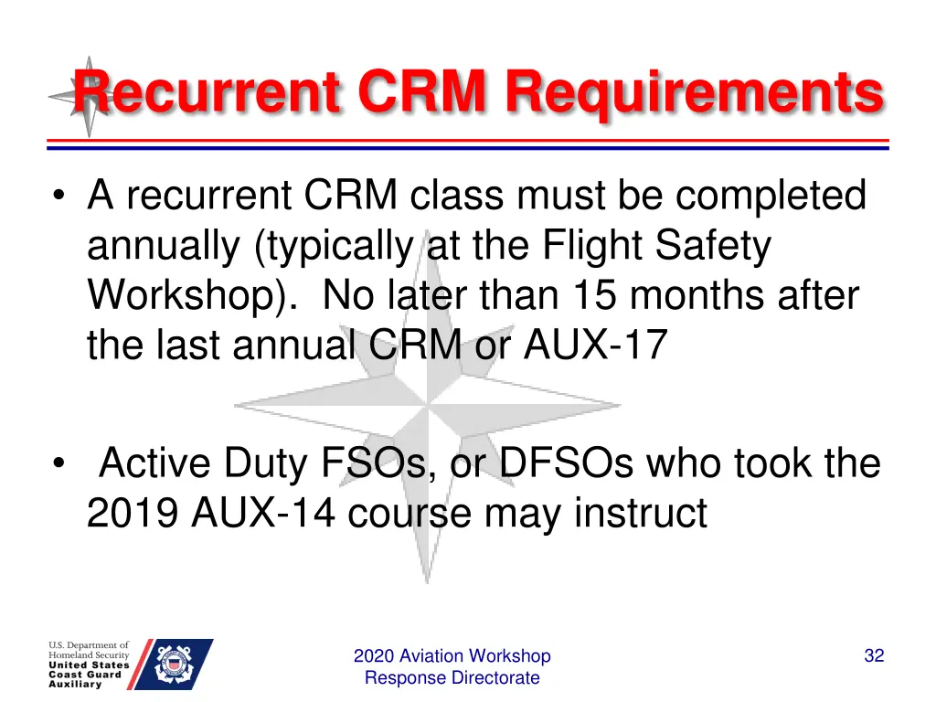 recurrent crm requirements