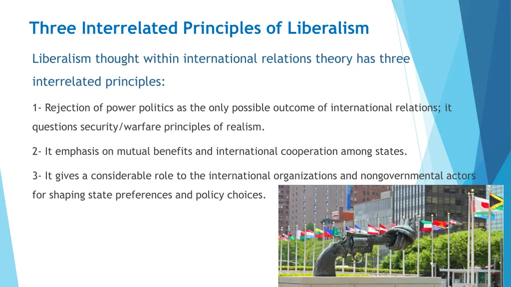 three interrelated principles of liberalism