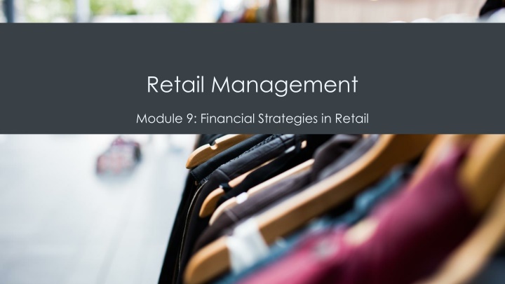 retail management