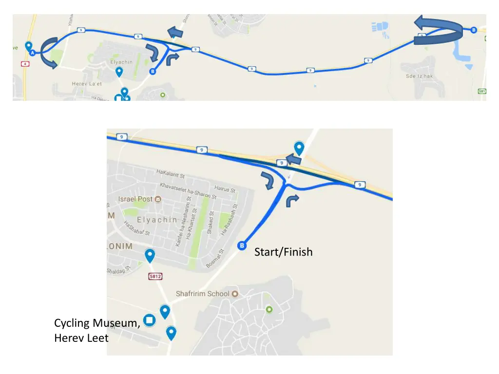 start finish