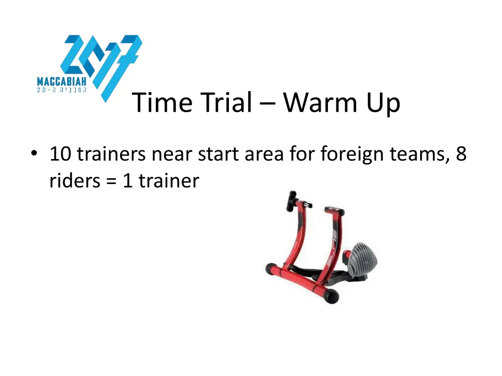 time trial warm up