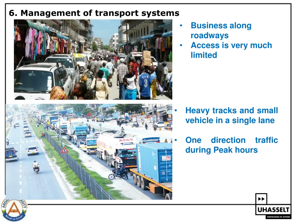 6 management of transport systems