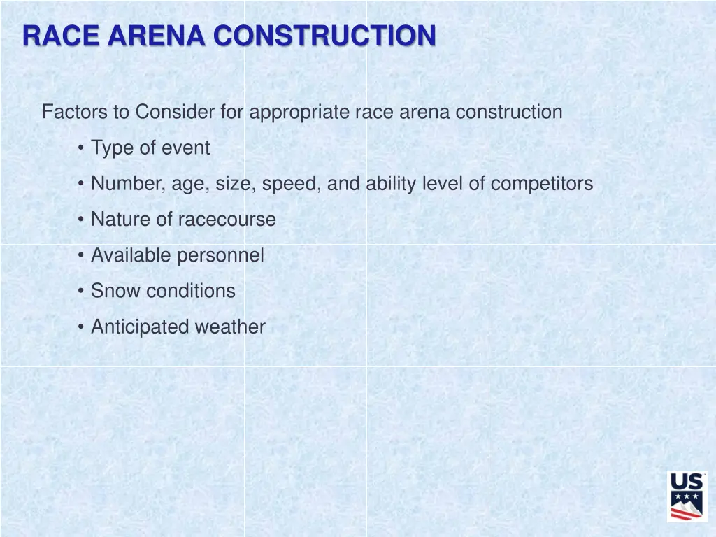 race arena construction