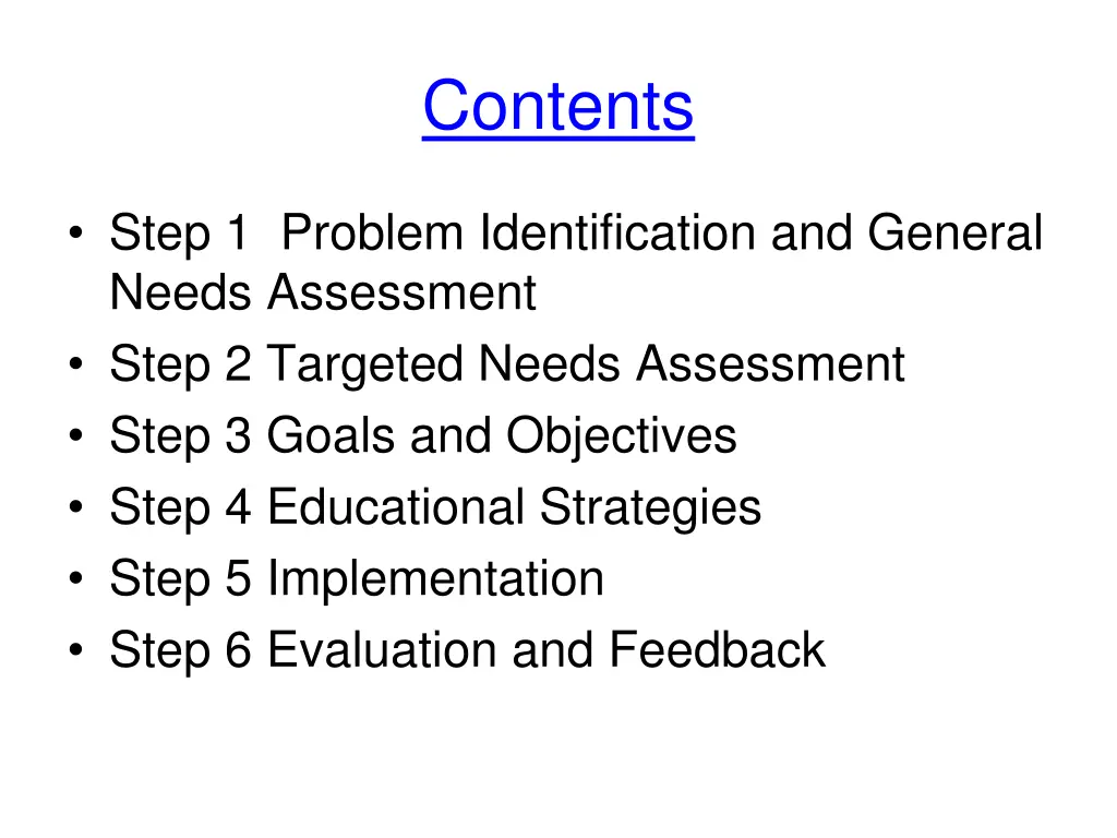 contents