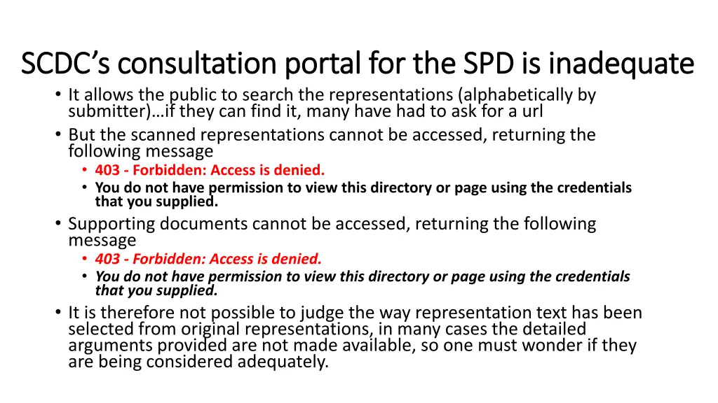 scdc s consultation portal