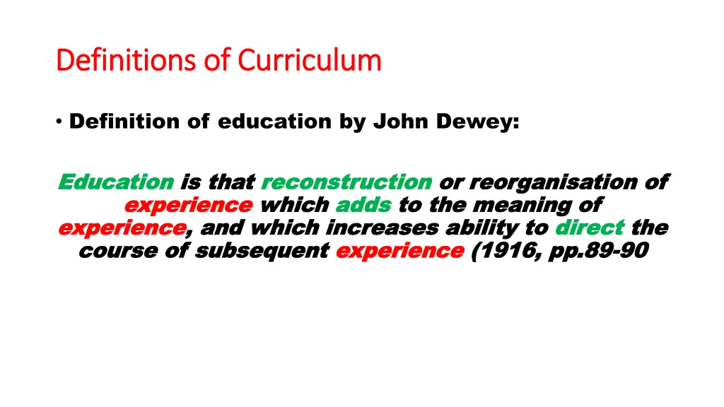 definitions of curriculum definitions 1