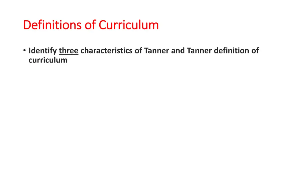 definitions of curriculum definitions 3