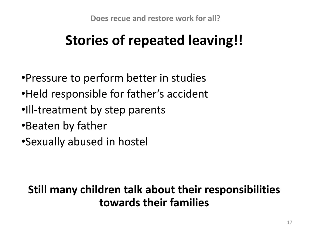 does recue and restore work for all 6
