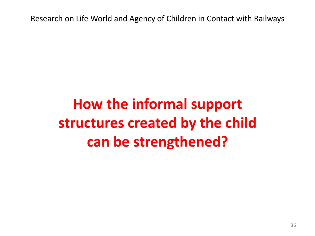research on life world and agency of children 11