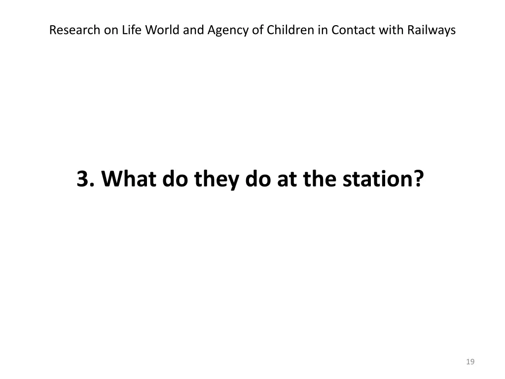 research on life world and agency of children 6