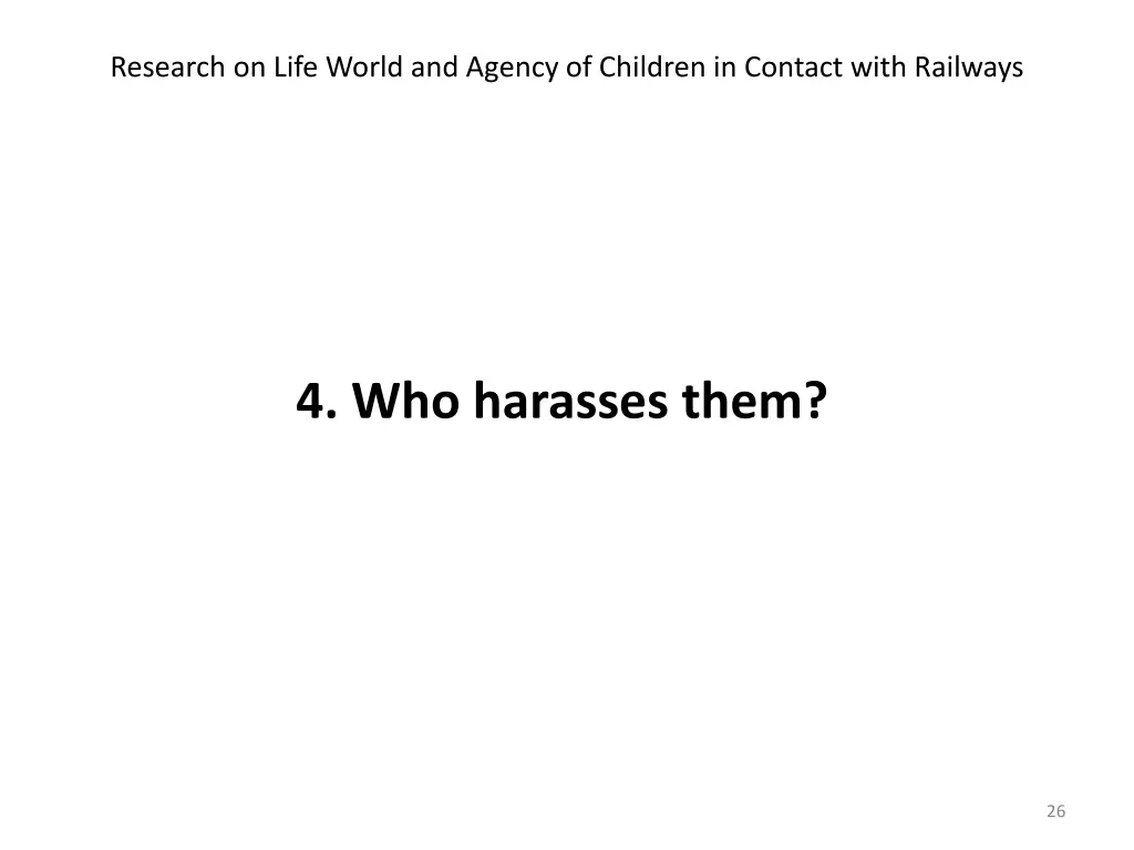 research on life world and agency of children 8