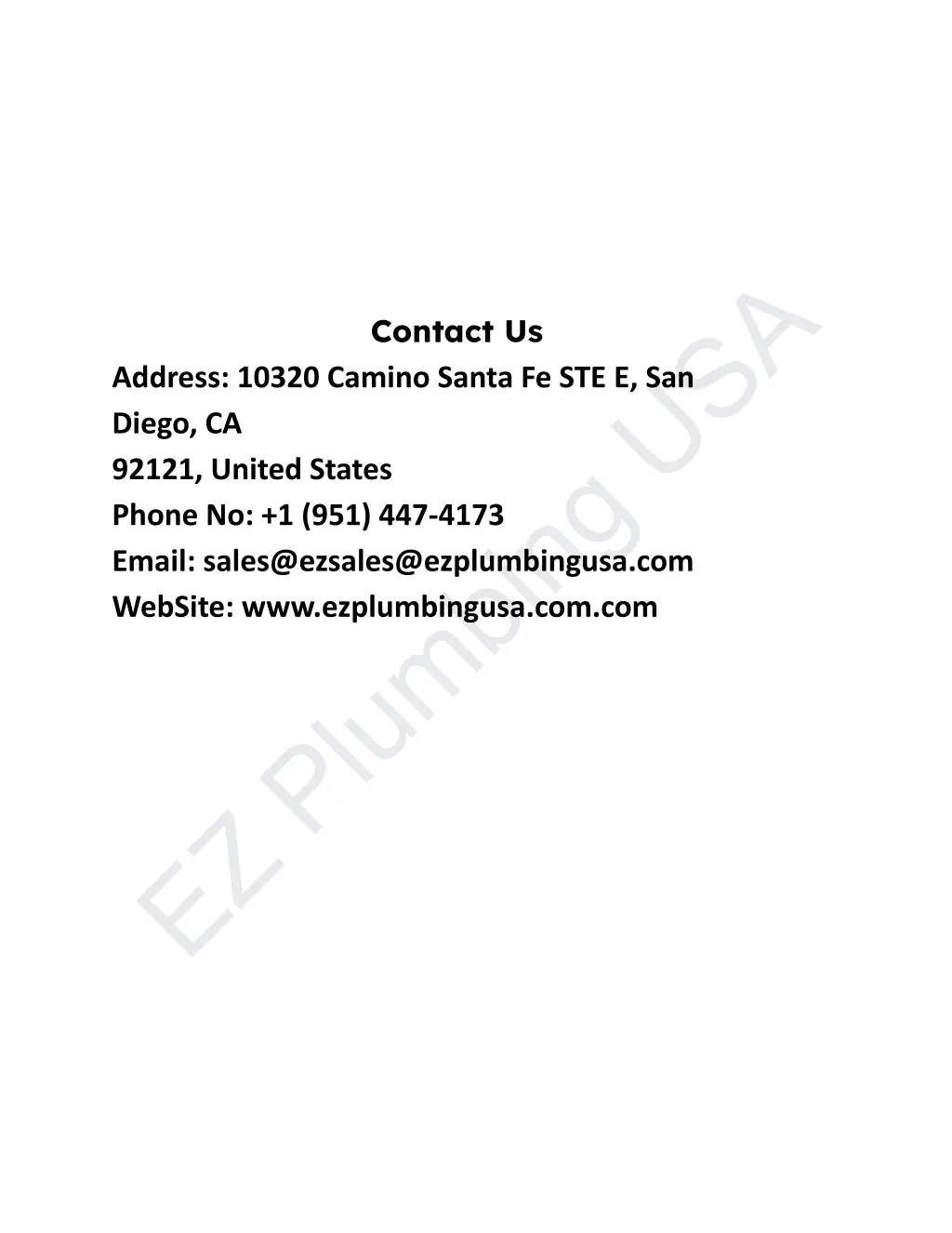 contact us address 10320 camino santa