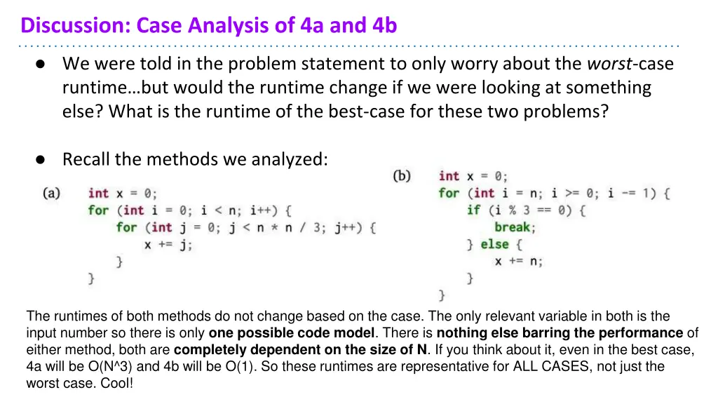 discussion case analysis of 4a and 4b