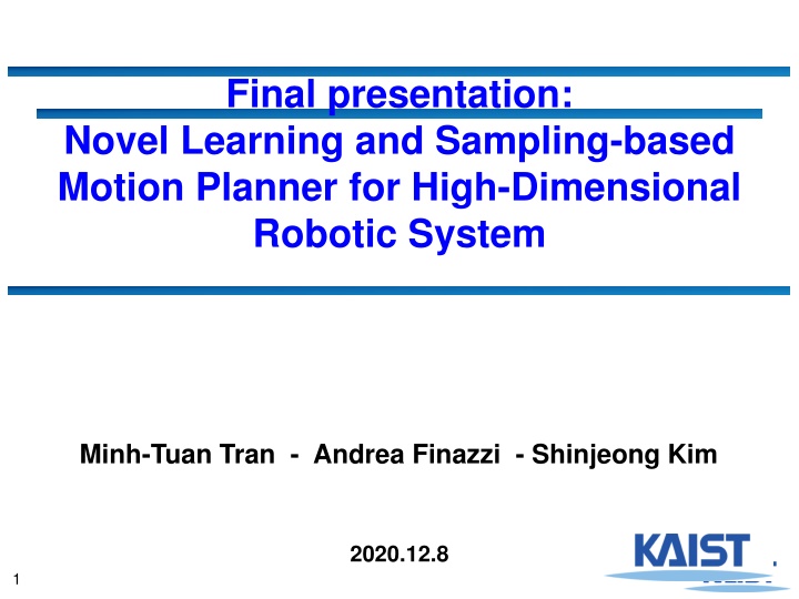 final presentation novel learning and sampling