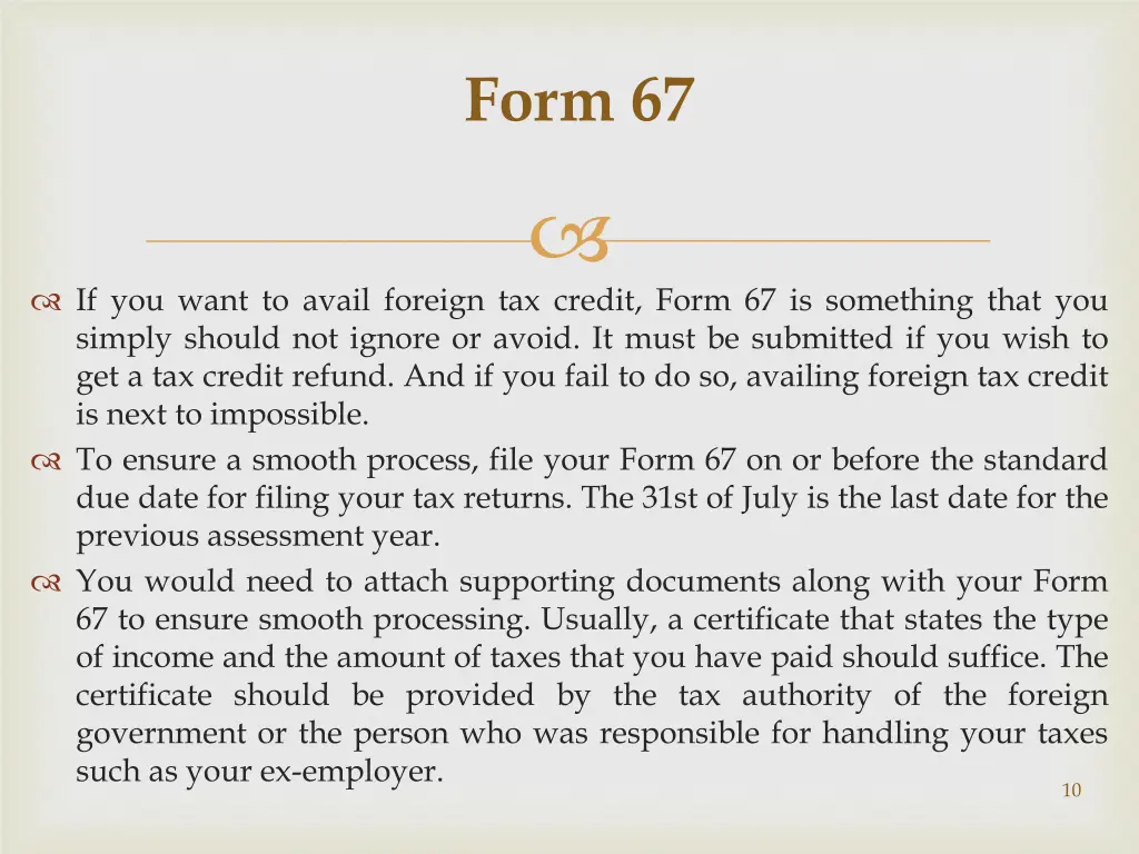 form 67 1
