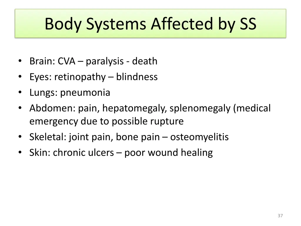body systems affected by ss