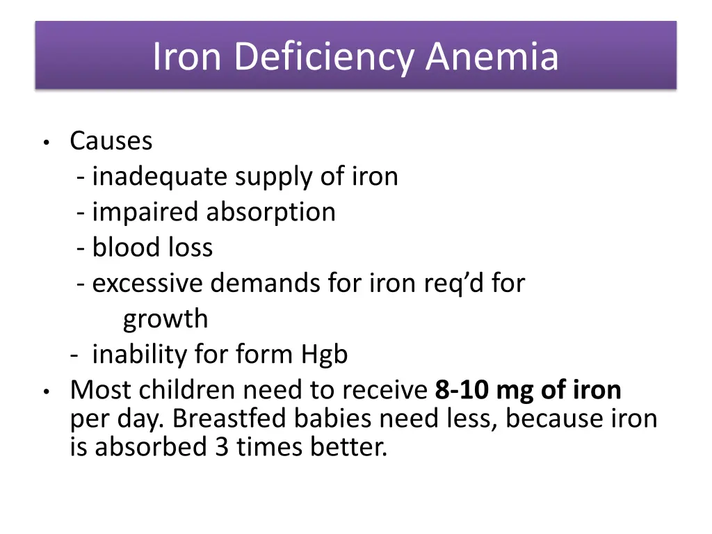 iron deficiency anemia 1