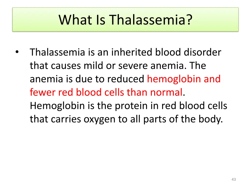 what is thalassemia