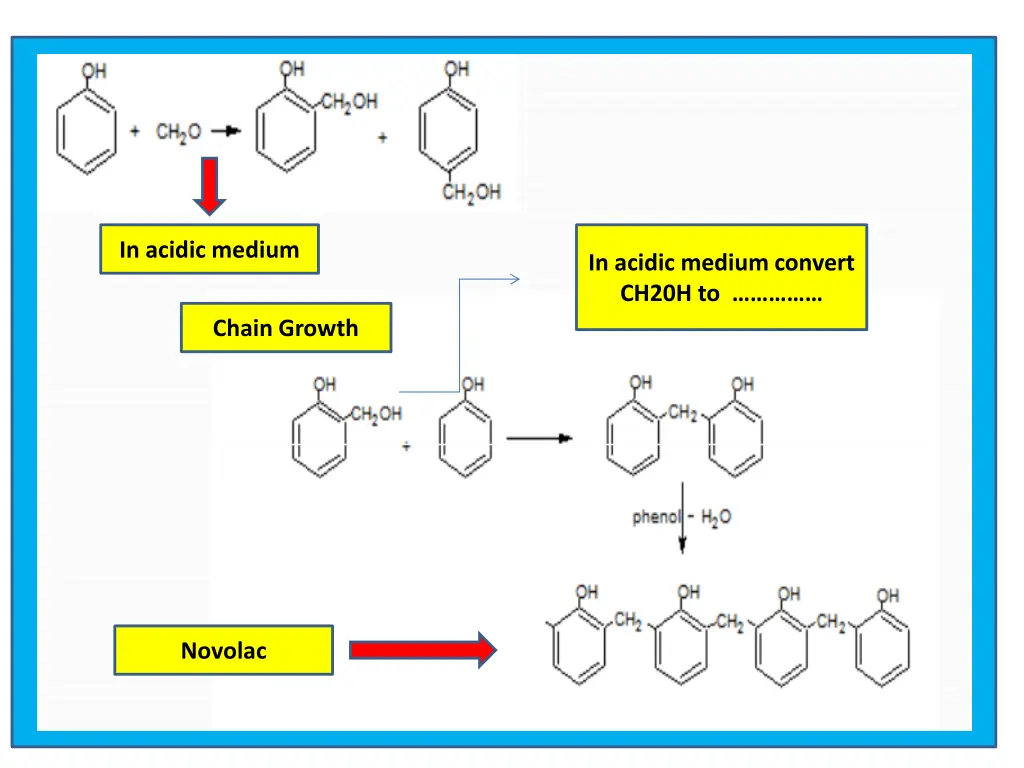 in acidic medium