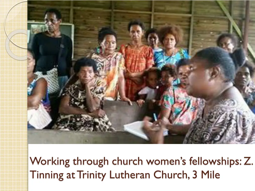 working through church women s fellowships